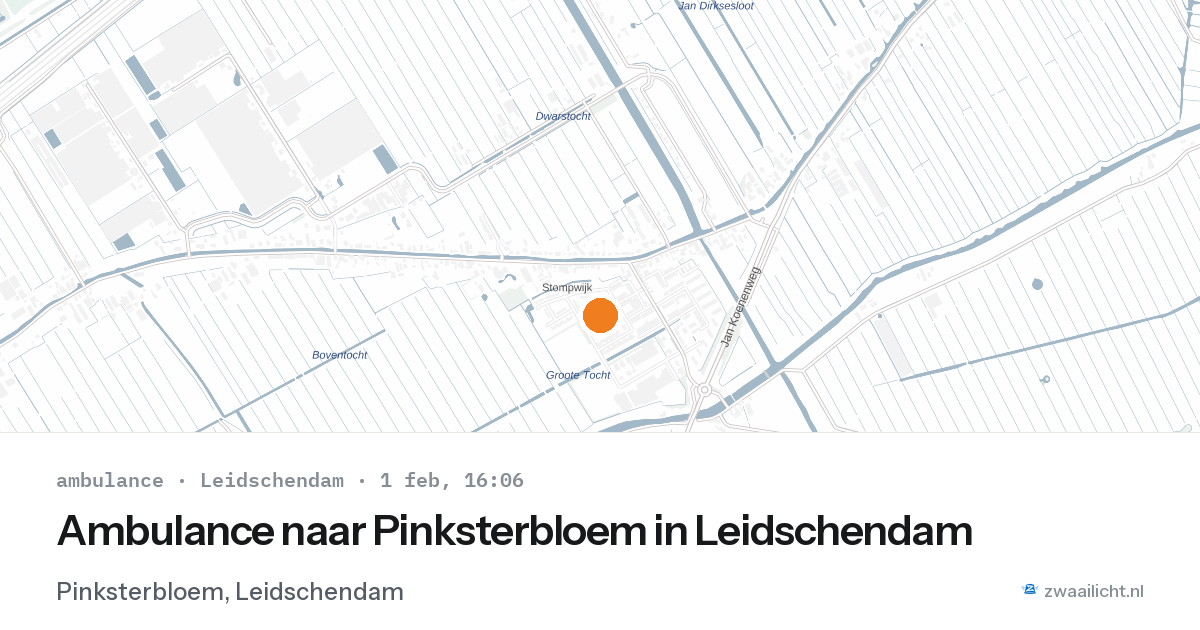 Ambulance naar Pinksterbloem in Leidschendam — 1 feb 2026