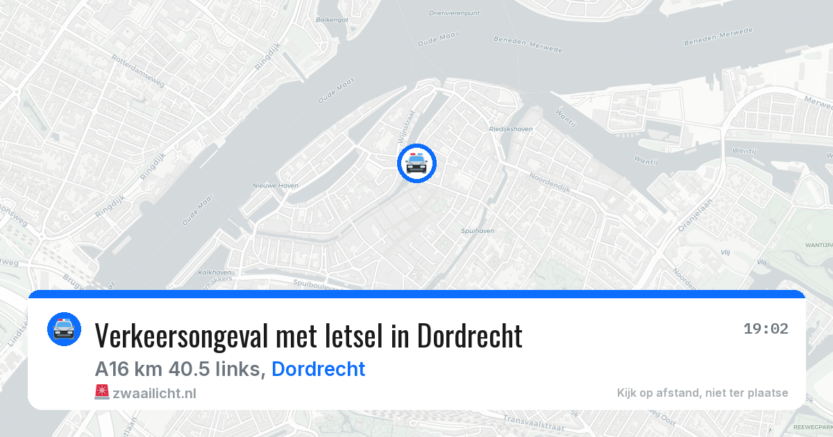 Verkeersongeval met letsel in Dordrecht — 3 jun 2026