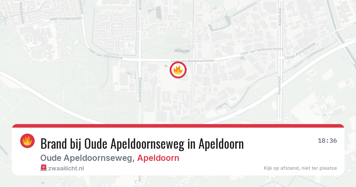 Brand bij Oude Apeldoornseweg in Apeldoorn — 19 jul 2026