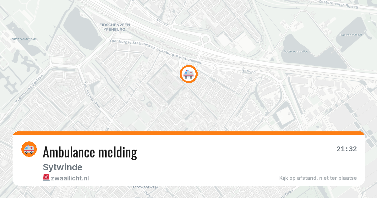 Ambulance melding — 6 jul 2026