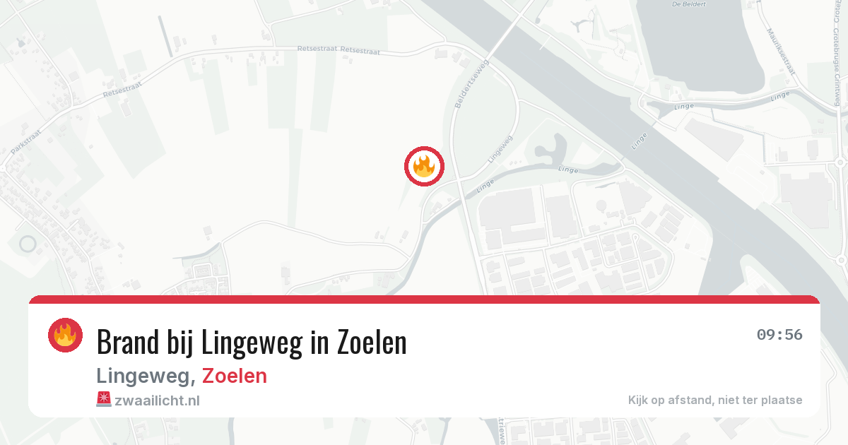 Brand bij Lingeweg in Zoelen — 28 jun 2026