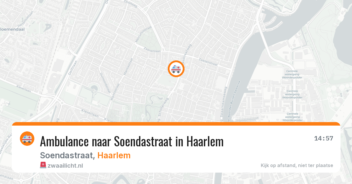 Ambulance naar Soendastraat in Haarlem — 7 aug 2026