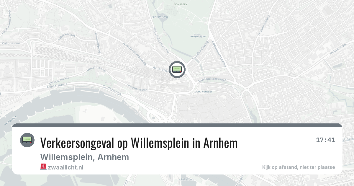 Verkeersongeval op Willemsplein in Arnhem — 7 jun 2026