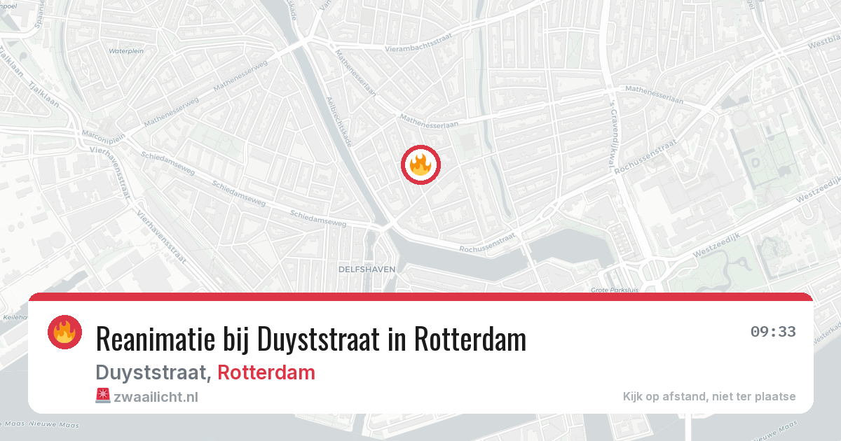Reanimatie bij Duyststraat in Rotterdam — 28 jul 2026