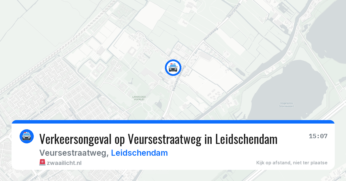 Verkeersongeval op Veursestraatweg in Leidschendam — 26 jun 2026