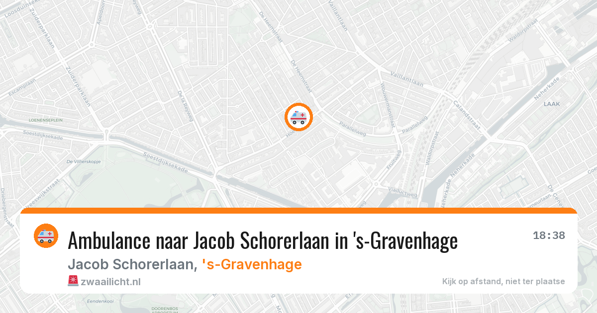Ambulance naar Jacob Schorerlaan in 's-Gravenhage — 5 mei 2026
