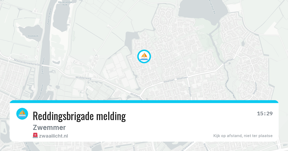 Reddingsbrigade melding — 28 jul 2026