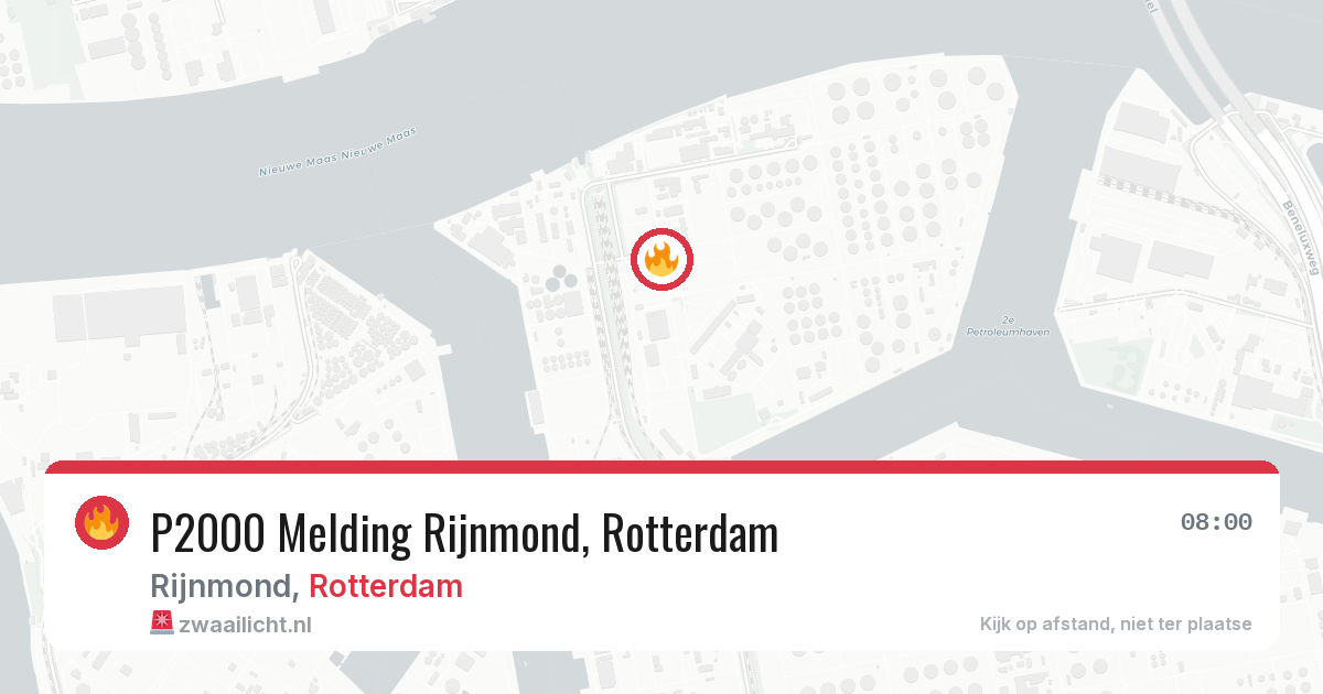 P2000 Melding Rijnmond, Rotterdam — 19 jun 2026