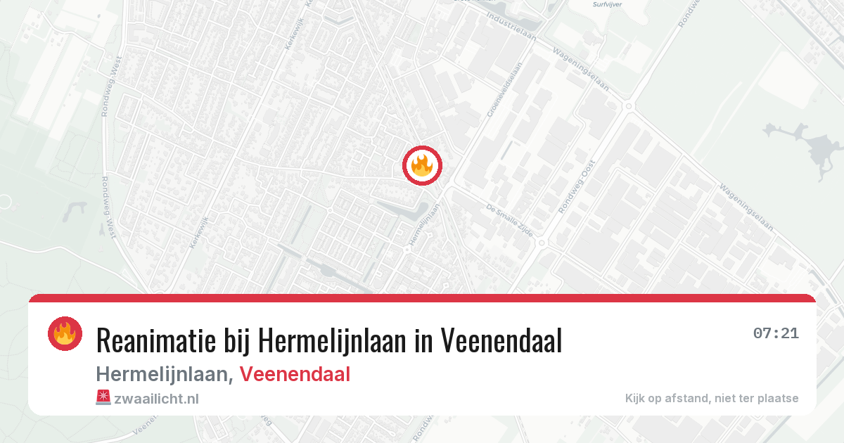 Reanimatie bij Hermelijnlaan in Veenendaal — 28 mei 2026