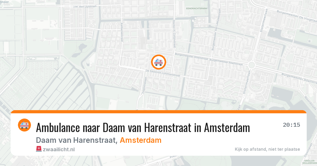 Ambulance naar Daam van Harenstraat in Amsterdam — 16 mei 2026