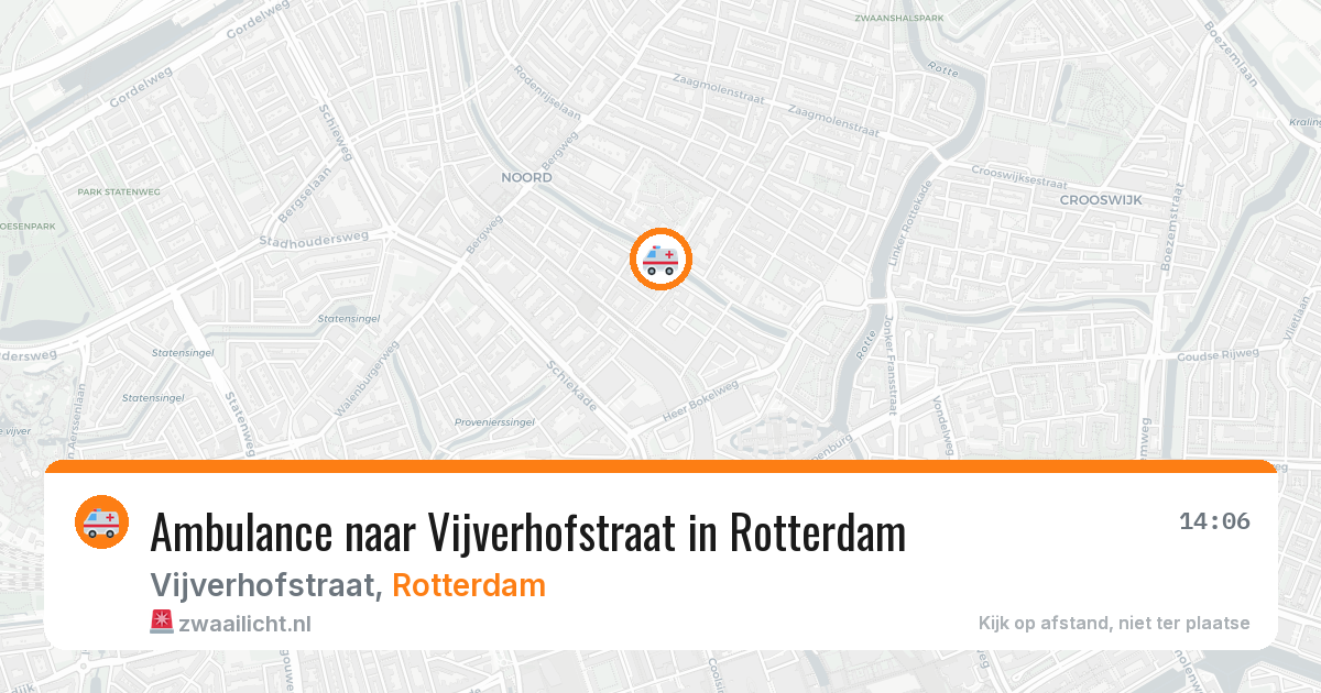 Ambulance naar Vijverhofstraat in Rotterdam — 30 mrt 2026