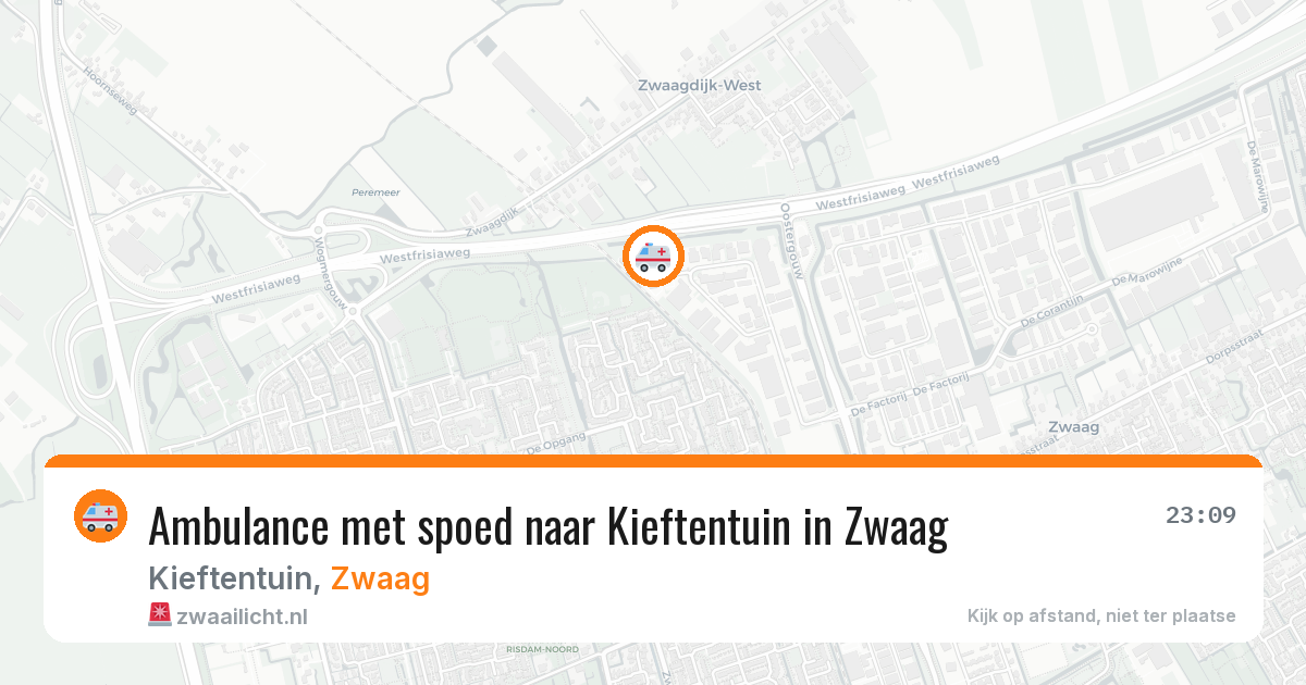 Ambulance met spoed naar Kieftentuin in Zwaag — 24 jan 2026
