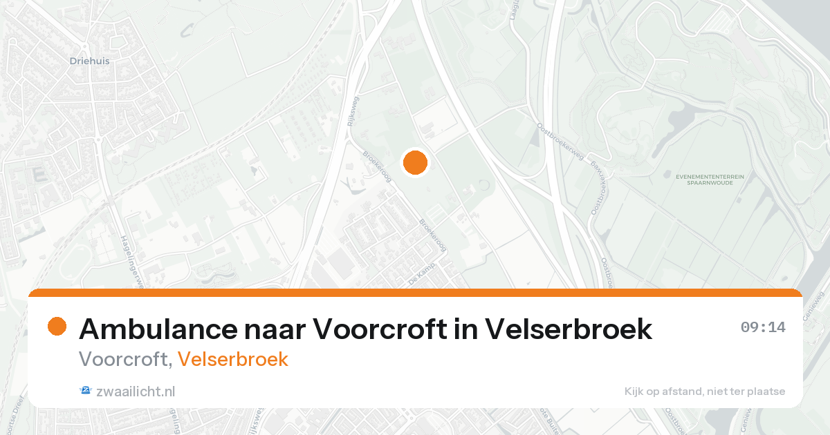 Ambulance naar Voorcroft in Velserbroek — 7 feb 2026