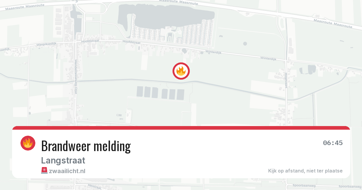 Brandweer melding — 8 jul 2026