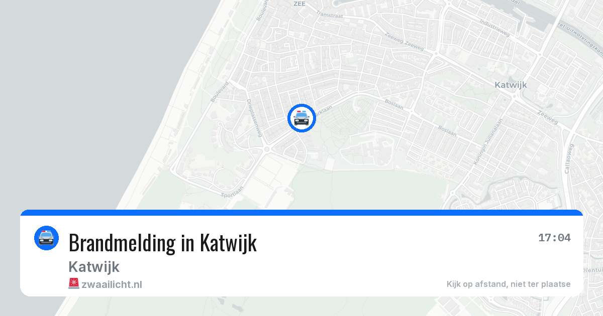 Brandmelding in Katwijk — 12 jul 2026