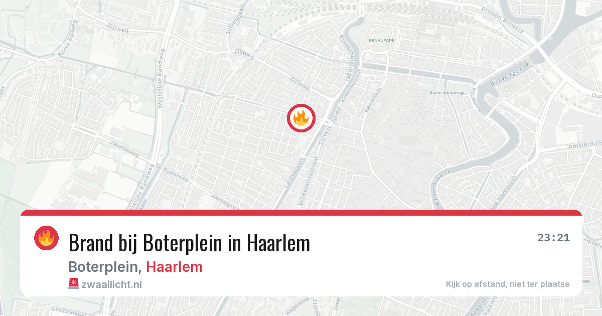 Brand bij Boterplein in Haarlem — 22 mei 2026