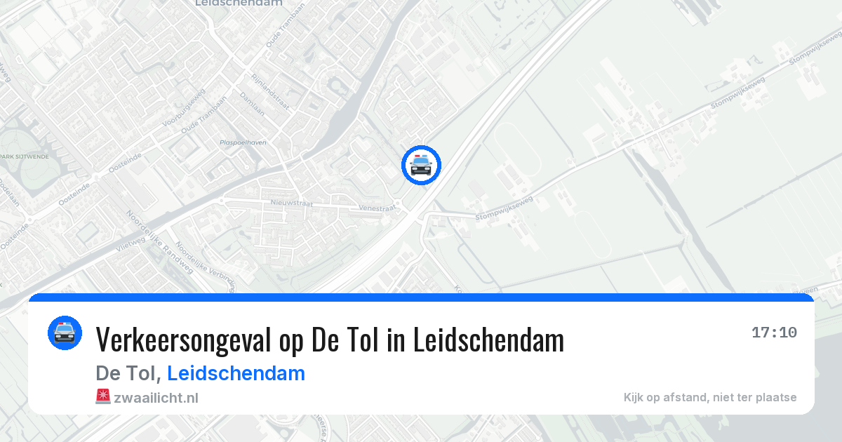 Verkeersongeval op De Tol in Leidschendam — 4 jun 2026