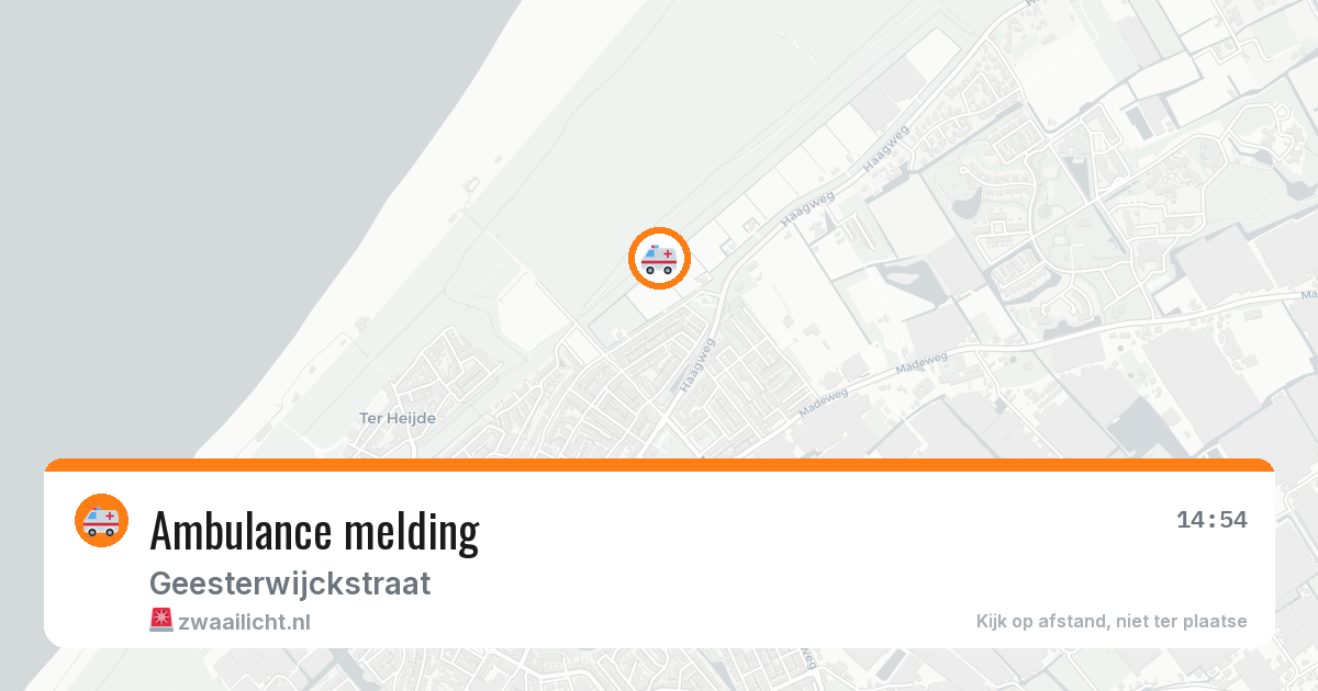 Ambulance melding — 22 apr 2026
