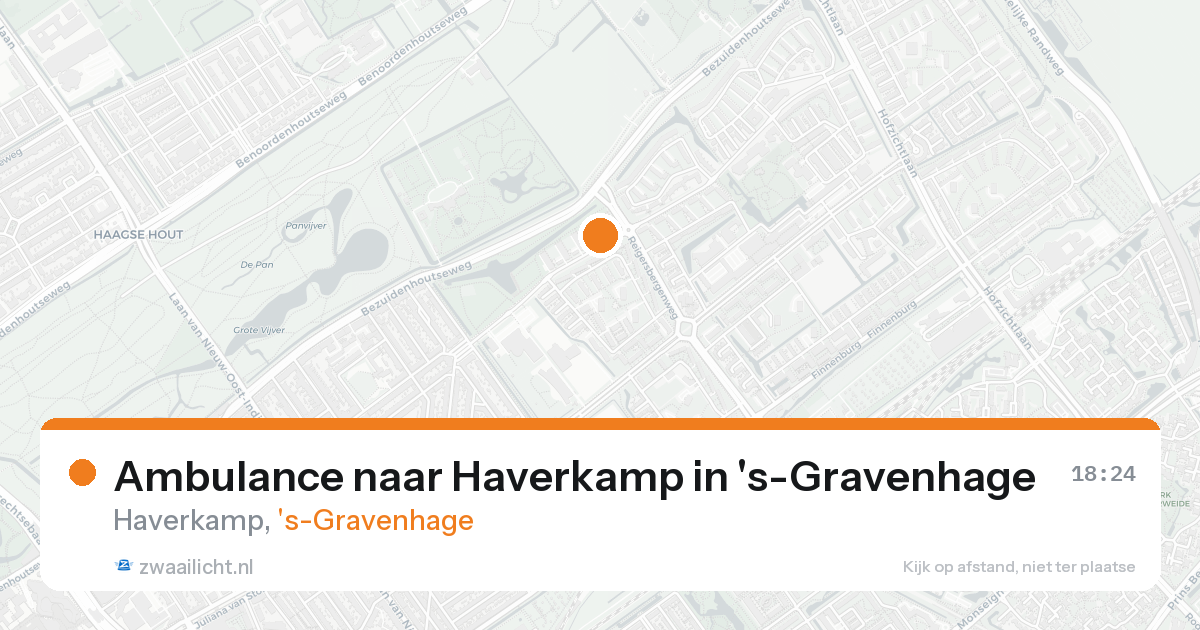 Ambulance naar Haverkamp in 's-Gravenhage — 25 aug 2026