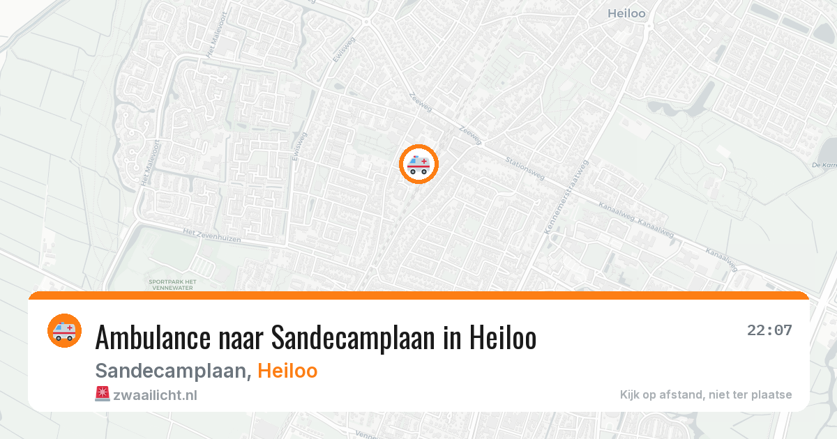 Ambulance naar Sandecamplaan in Heiloo — 2 jun 2026