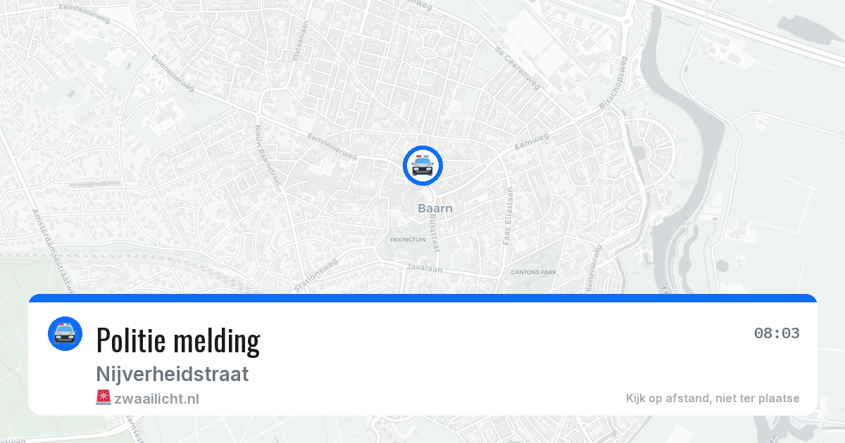 Politie melding — 29 mei 2026