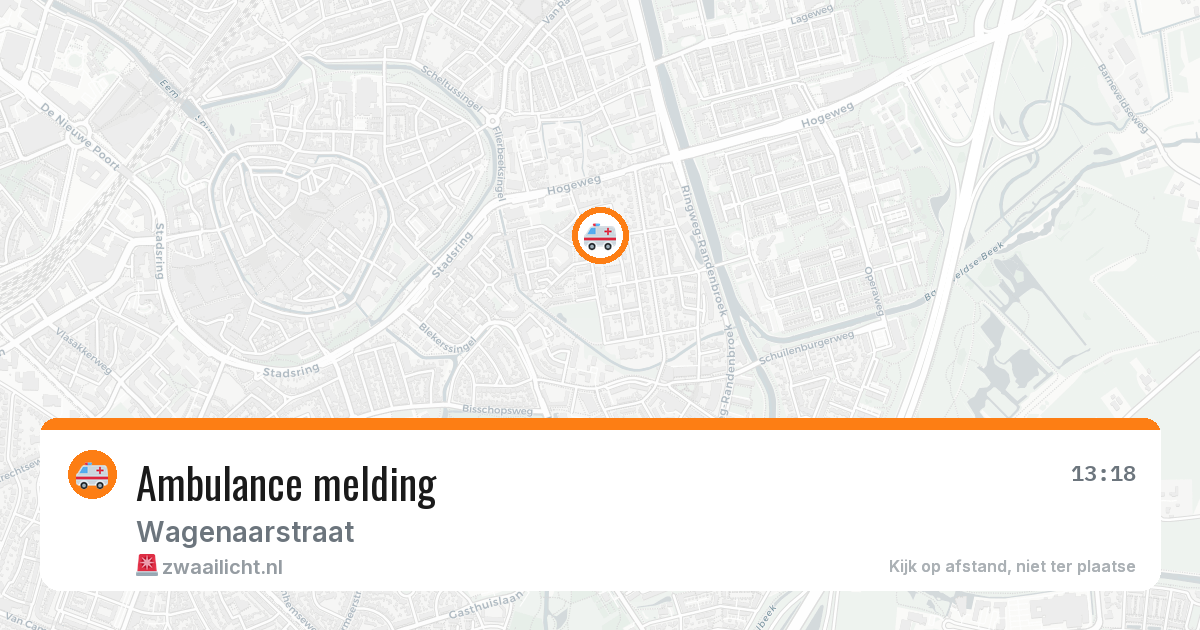 Ambulance melding — 23 feb 2026