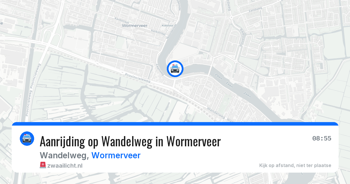Aanrijding op Wandelweg in Wormerveer — 7 jun 2026