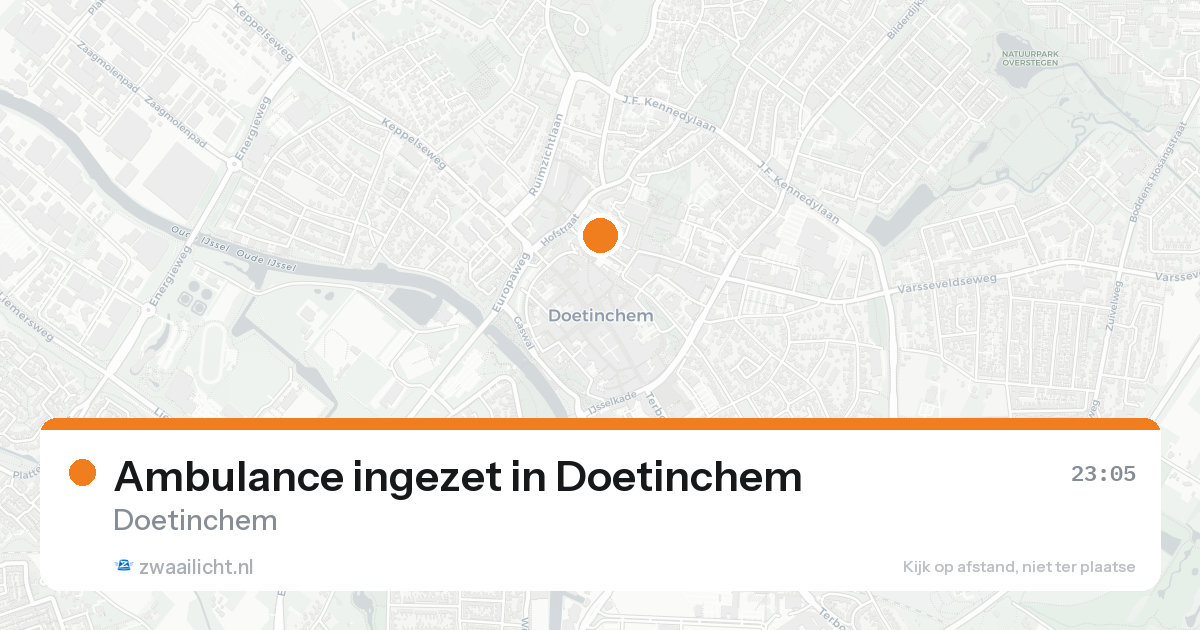 Ambulance ingezet in Doetinchem — 30 jan 2026