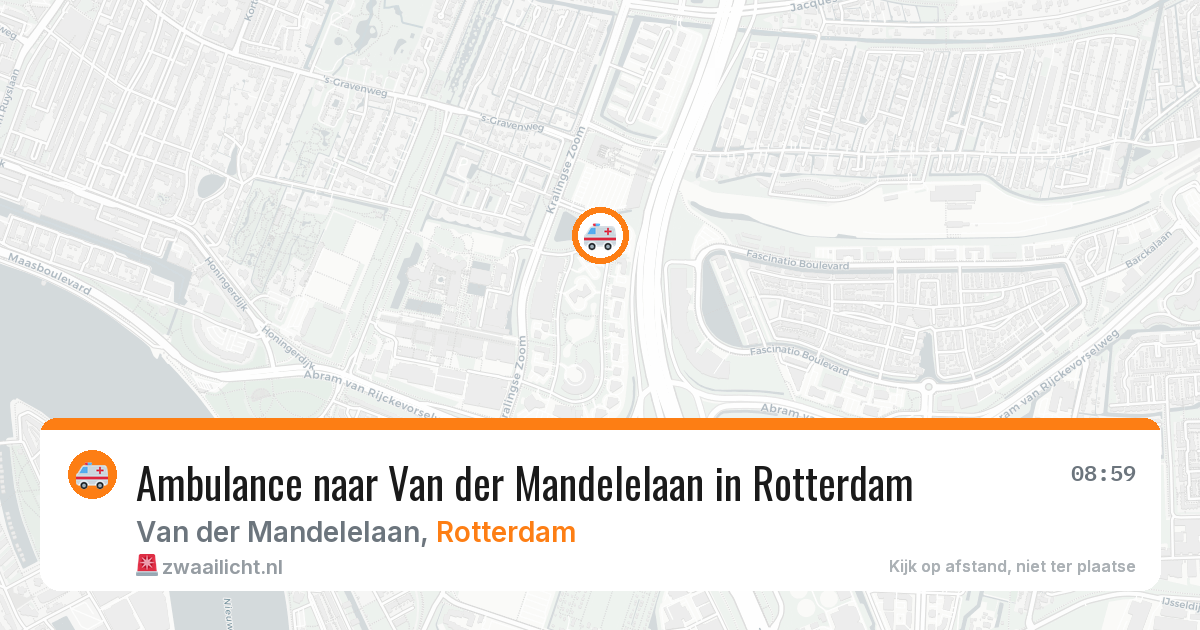 Ambulance naar Van der Mandelelaan in Rotterdam — 30 jan 2026