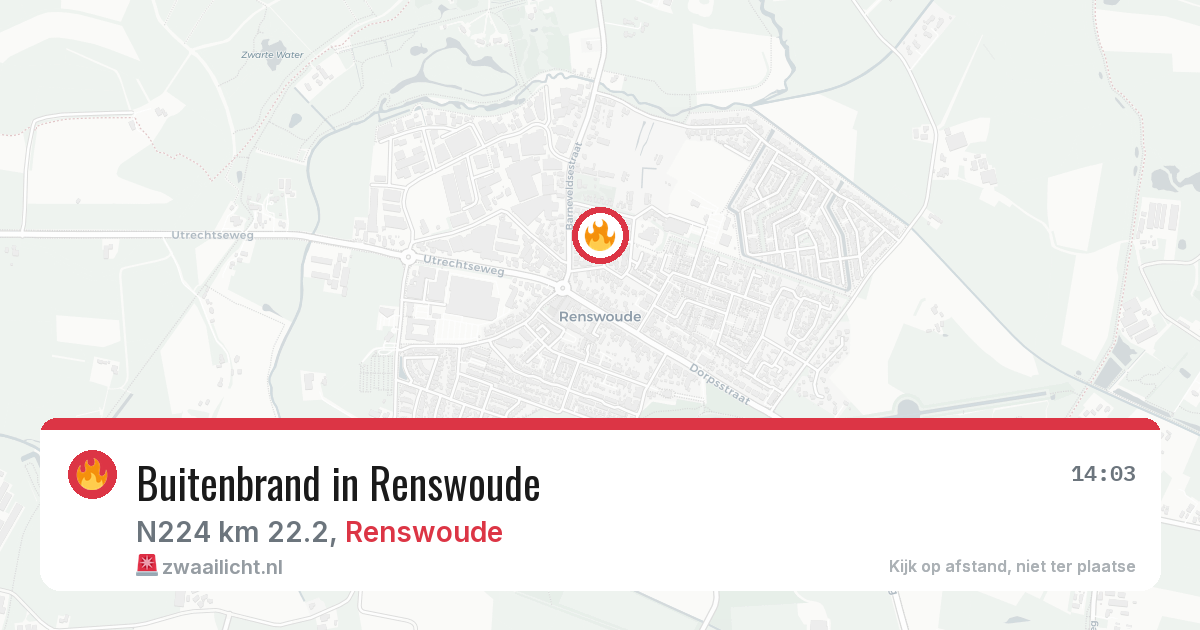 Buitenbrand in Renswoude — 28 jul 2026