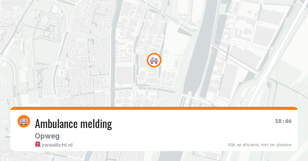 Ambulance melding — 4 apr 2026