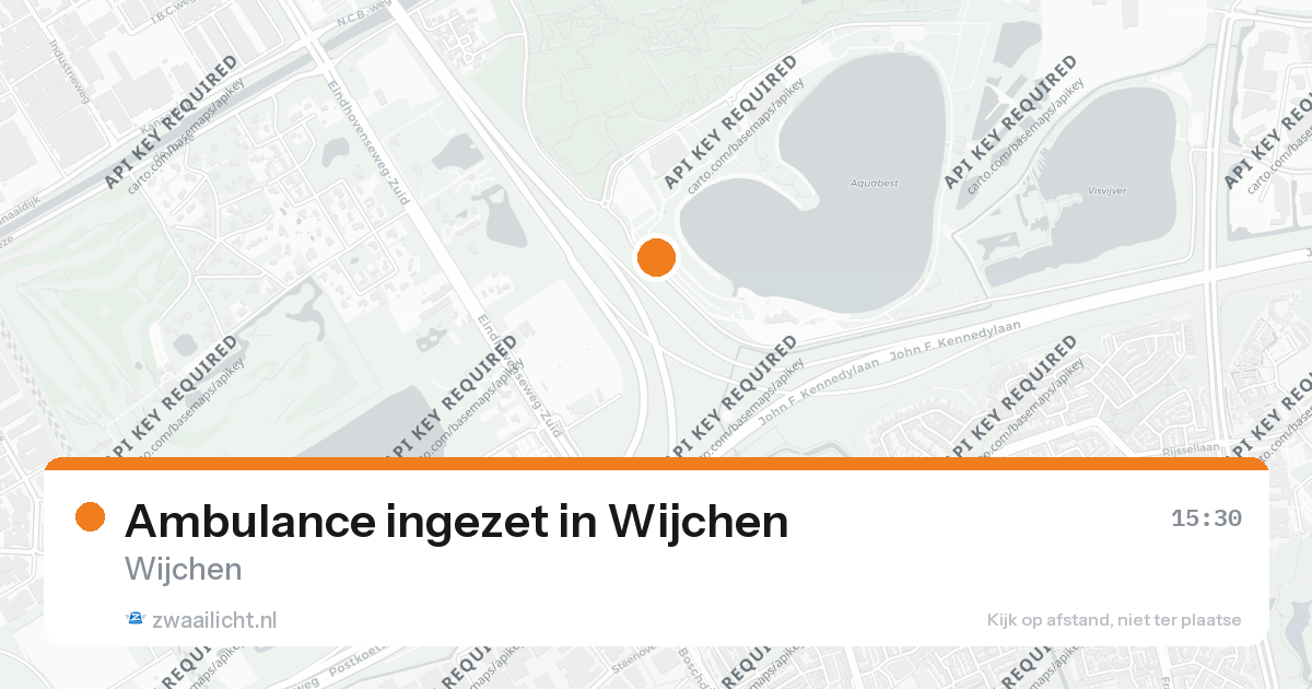 Ambulance ingezet in Wijchen — 26 aug 2026