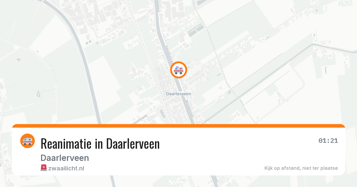 Reanimatie in Daarlerveen — 20 feb 2026