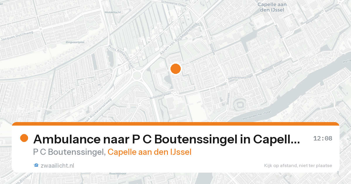 Ambulance naar P C Boutenssingel in Capelle aan den IJssel — 7 feb 2026