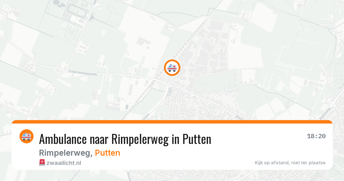 Ambulance naar Rimpelerweg in Putten — 26 mrt 2026