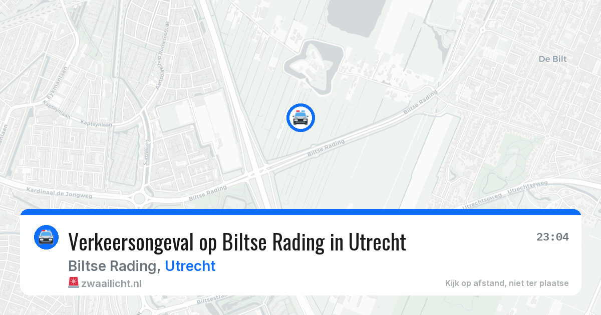 Verkeersongeval op Biltse Rading in Utrecht — 21 mei 2026