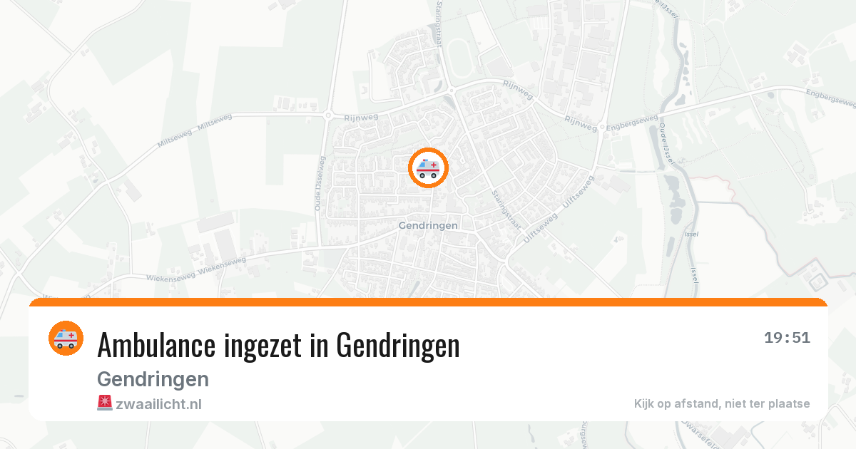 Ambulance ingezet in Gendringen — 29 jan 2026