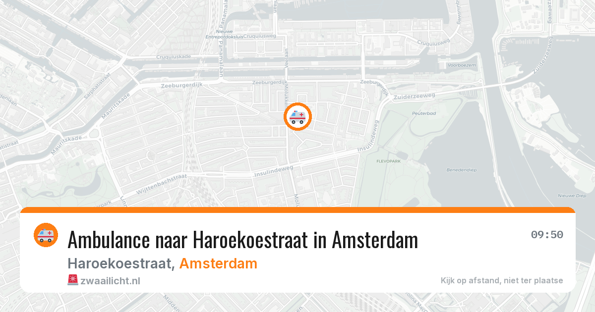 Ambulance naar Haroekoestraat in Amsterdam — 21 apr 2026