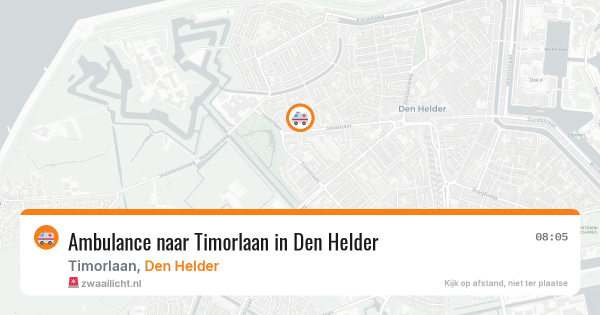 Ambulance naar Timorlaan in Den Helder — 29 jan 2026