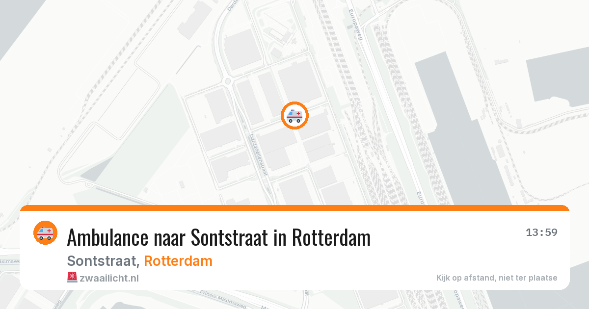 Ambulance naar Sontstraat in Rotterdam — 13 mei 2026