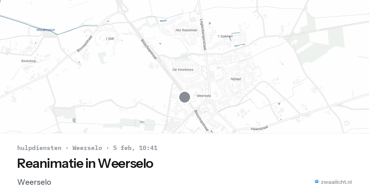 Reanimatie in Weerselo — 5 feb 2026