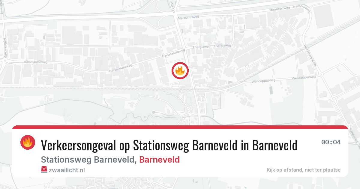 Verkeersongeval op Stationsweg Barneveld in Barneveld — 6 jul 2026