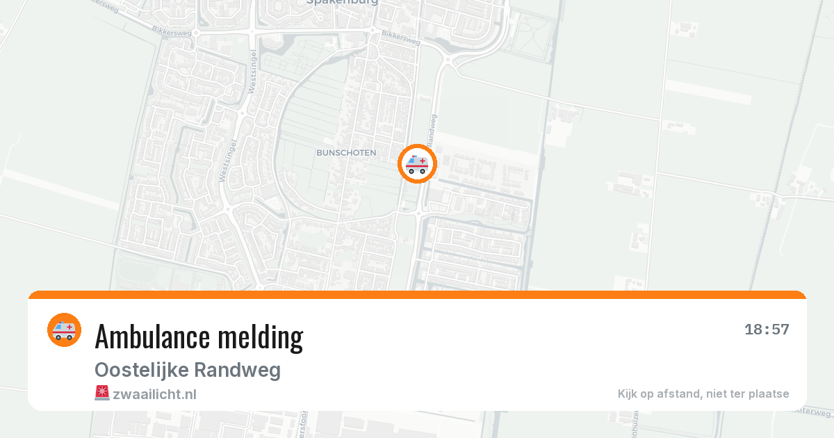 Ambulance melding — 11 jun 2026