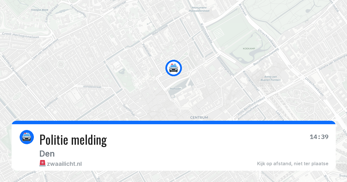 Politie melding — 22 jun 2026
