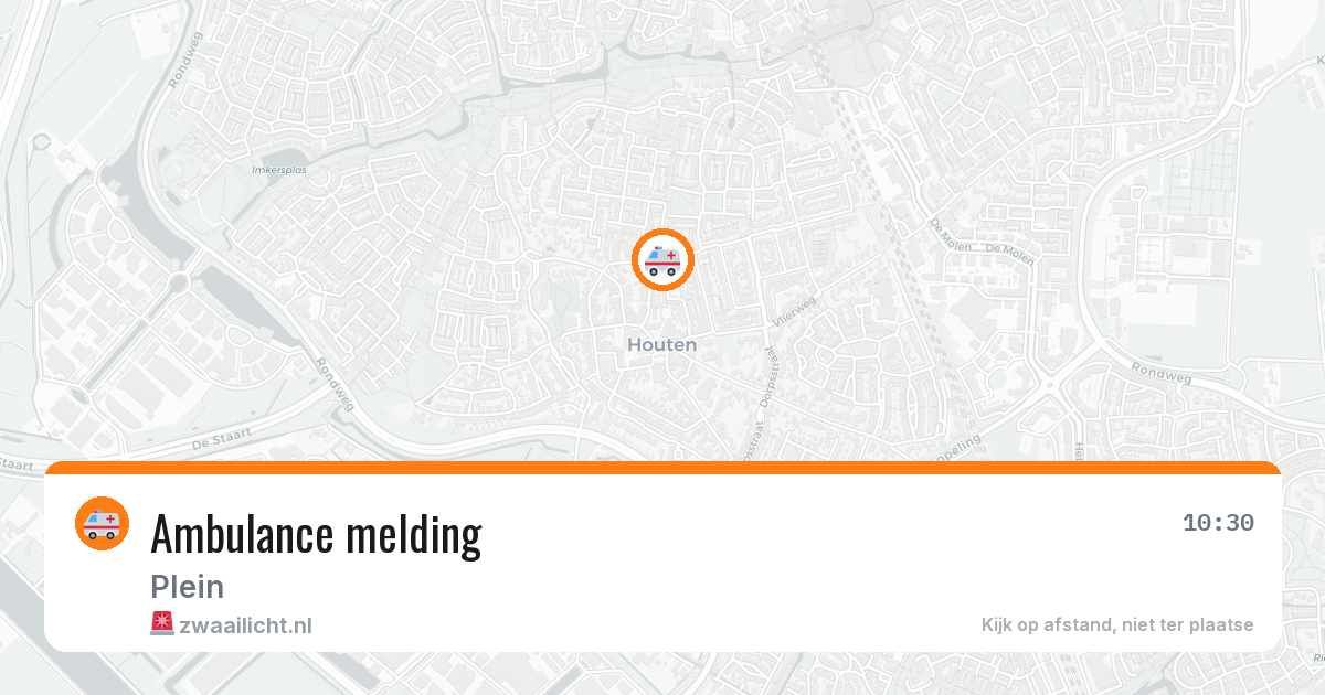 Ambulance melding — 7 aug 2026