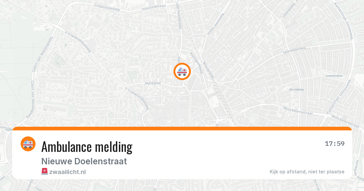 Ambulance melding — 10 apr 2026