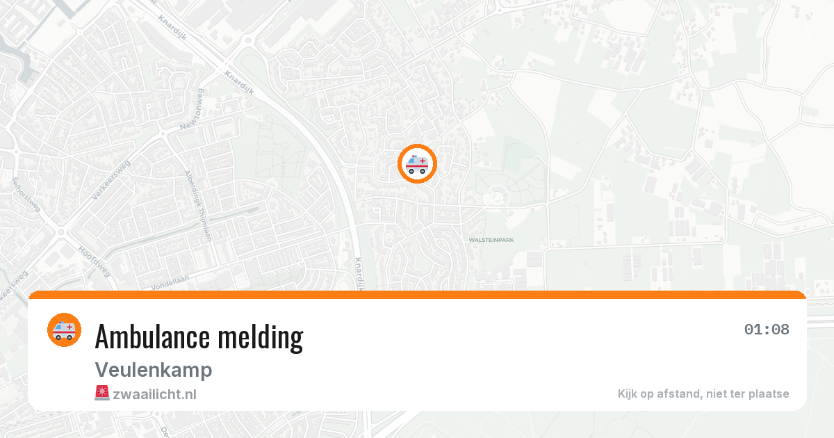 Ambulance melding — 4 jul 2026