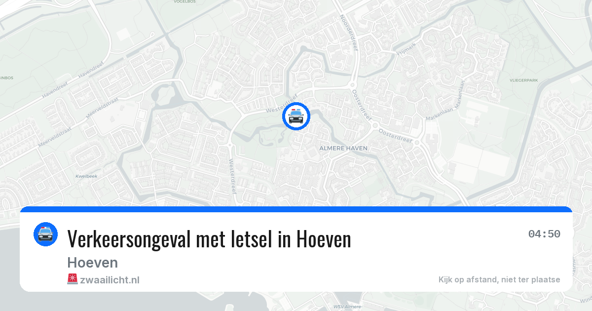 Verkeersongeval met letsel in Hoeven — 26 jun 2026