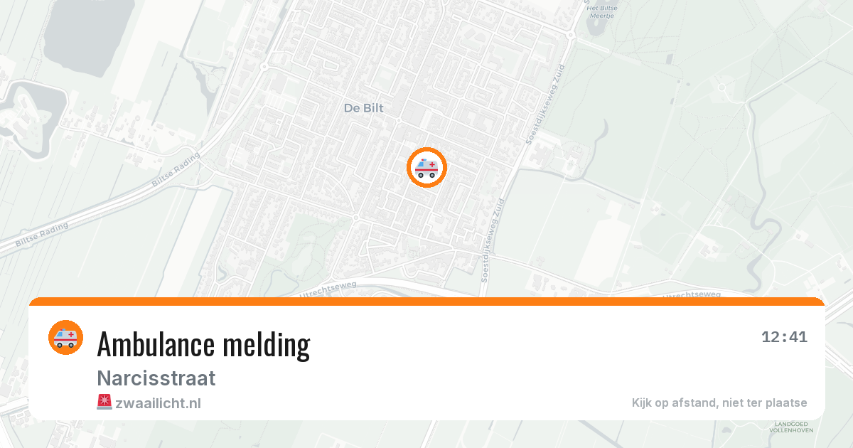 Ambulance melding — 8 feb 2026