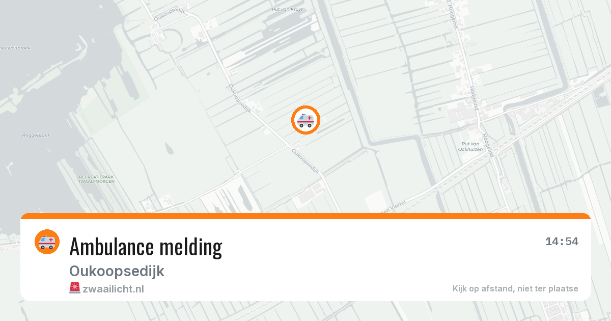 Ambulance melding — 15 jul 2026